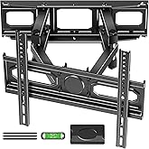 EconoMe TV Wall Mount for Most 26-65 inch TVs, Full Motion TV Wall Mount Swivel and Tilt, Wall Mount TV Bracket Max VESA 400x