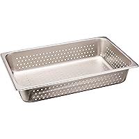 Winco Full Size Pan Perforated, 4-Inch