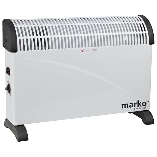 2x 2000W 2KW Portable Electric Convector Winter Heater 3 Heat Settings