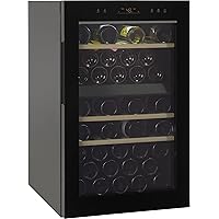 Haier Wine Cooler & Beverage Refrigerator | Mini Wine Fridge Complete With Dual-Zone Temperature Control, Triple-Pane…