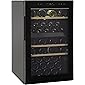 Haier Wine Cooler & Beverage Refrigerator | Mini Wine Fridge Complete With Dual-Zone Temperature Control, Triple-Pane…