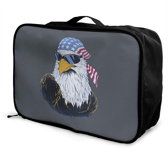 Amazon サングラスと愛国心が強いワシ アメリカンイーグル キャリーオンバッグ 旅行バッグ 大容量 トラベルバッグ レディース メンズ兼用 旅行バッグ 軽量 収納バッグ 旅行用品 機内持ち込み 37 15 27cm ガーメントバッグ Amazon サングラスと愛国心が強いワシ アメリカンイーグル キャリーオンバッグ 旅行バッグ 大容量 トラベルバッグ レディース メンズ兼用 旅行バッグ 軽量 収納バッグ 旅行用品 機内持ち込み 37 15 27cm ガーメントバッグ