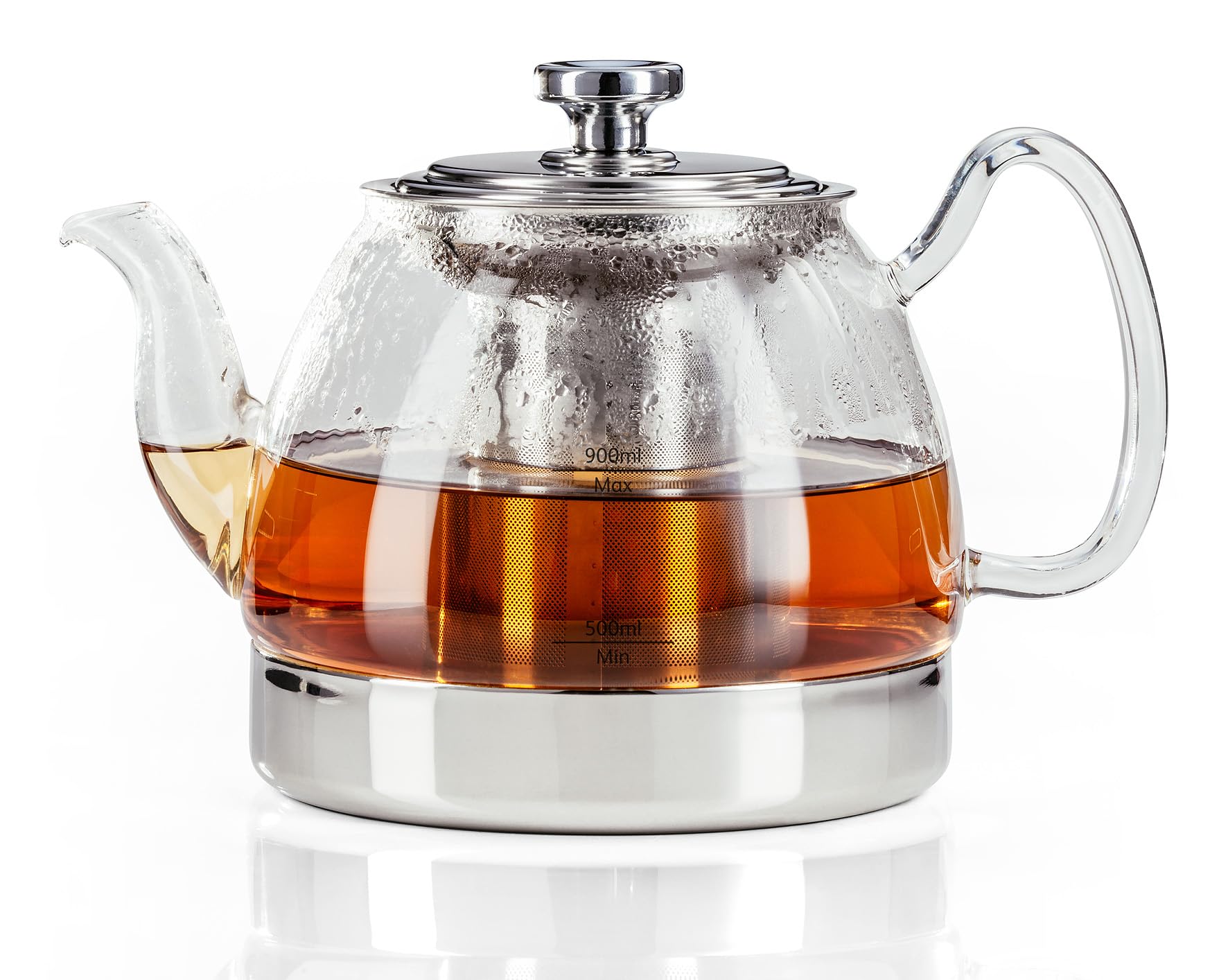 Judge Stove Top Glass Teapot, 900 ml