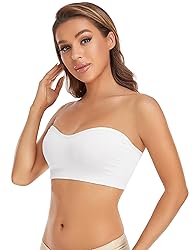 Lusait Strapless Bra for Women Non-Slip Silicone
