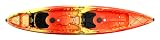 Perception - Tribe Tandem Kayak - Sit on Top - Large Rear Storage with Tie Downs - 13.5 ft - Sunset
