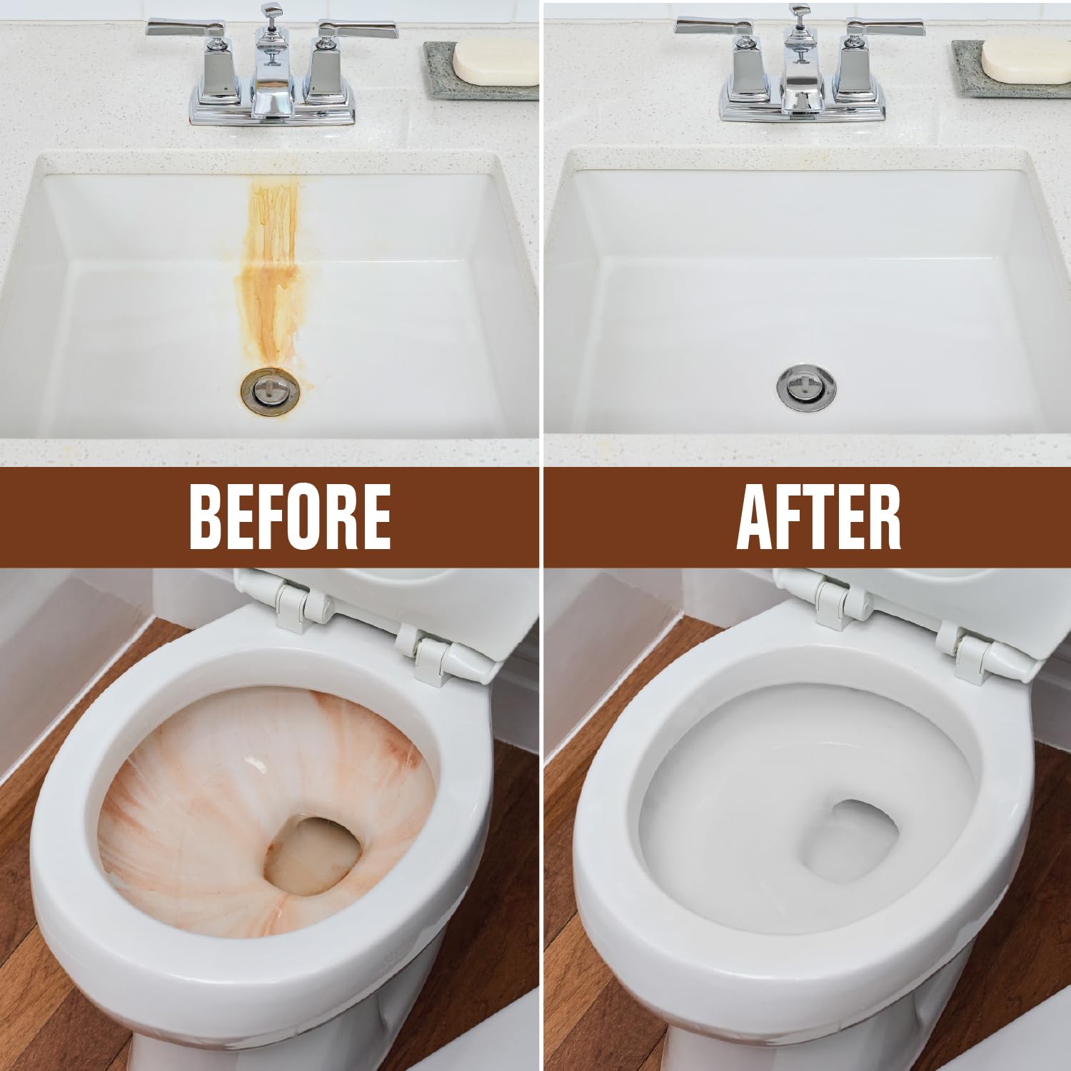 Rust-Oleum Whink Rust Stain Remover | Heavy-Duty Iron Stain Remover for White Toilets & Sinks, Colorfast Fabric & Carpets | 32 oz