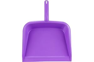 SPARTA Handheld Dustpan with Handle, Cleaning Essentials for Home and Commercial Use, 10", 1 Count, Purple