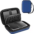 ProCase Hard Drive Case 2.5 Inch for Elements WD My Passport Canvio Basics Seagate Backup Plus Slim Expansion 1TB 2TB 3TB 4TB, Portable External Hard Drive Carrying Case -Navy