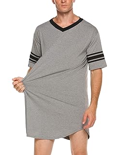 mens nightdress cotton