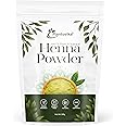Plantovika 200 Grams Pure Henna Powder For Hair Dye and Hair Color, Orange-Red Hair Color, Triple Shifted, Smooth Henna Paste and Cones, No additives, No Chemical, Easy to use Henna