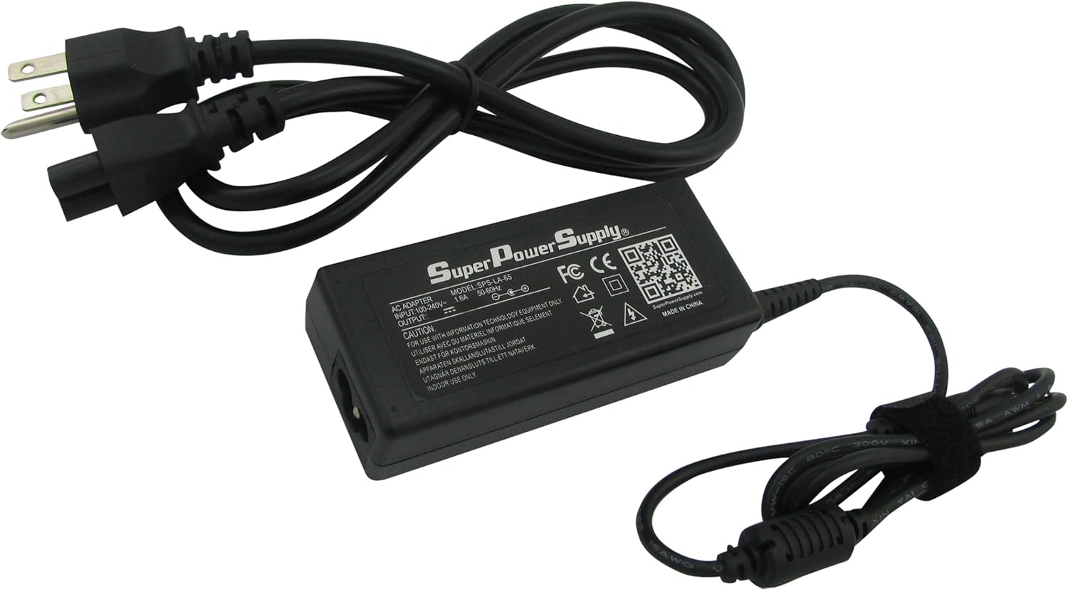 Super Power Supply AC / DC Laptop Adapter Charger Cord for Dell Inspiron 1318 1440 15 1545 1750 ; Dell XPS M1330 ; P/n Pa-21 Pa21 Nx061 Xk850 La65ns2-00 Pa-1650-02dw ; Octagon Plug Netbook Notebook Battery Plug