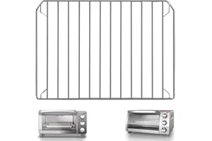 GWYSY Countertop Toaster Oven Accessories for BLACK DECKER 4 Slice 8 Slice Extra Wide Convection Toaster Oven, 16.5×11.5 IN Stainless Steel Toaster Oven Replacement Parts Baking Rack Wire Rack