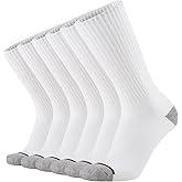 KMM Men Cotton Full Thick Cushion Crew Socks Moisture Control Heavy Duty Work Boot Warm Thermal Wicking Sweat Anti Blisters