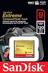 SanDisk Extreme CompactFlash 32GB UDMA7 120MB/s SDCFXS-032G-X46 Memory Card view 3