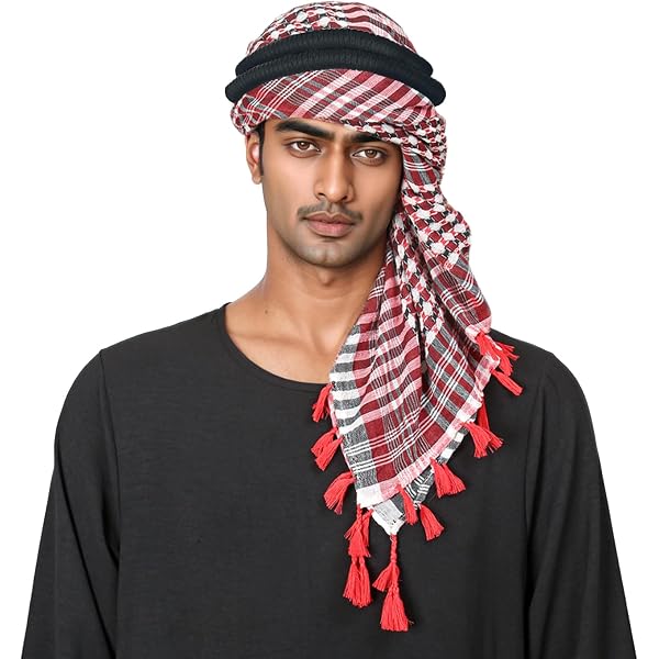 Diadema Turbante Árabe Para Hombre De PU Duradero, Ajuste Perfecto Para Shemagh Y Pañuelo De Cabeza, Ideal Para Uso Diario Y Disfraces De Oriente Medio