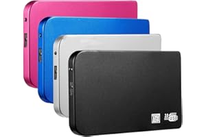 2TB External Hard Drive-USB 3.0 Portable HDD Ultra Slim External Hard Drive 5Gbps High Speed Hard Drive-SSD External Hard Dri