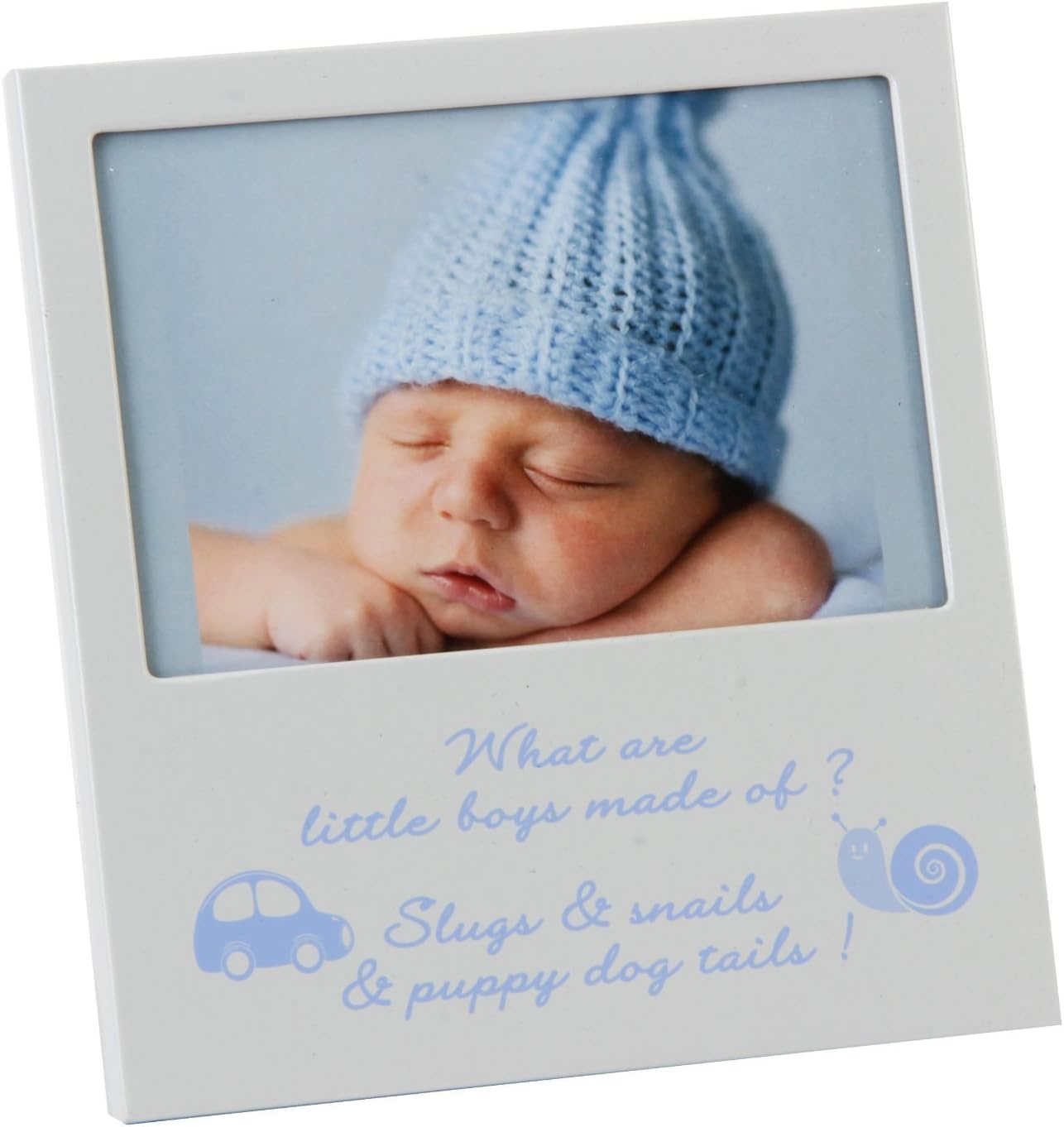 Baby Boy Photo Frame Gift Blue 5" x 3.5" - Baby Shower, Christening