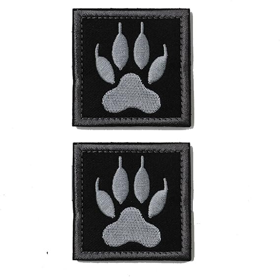 EJG 2pcs 2x2"Velcro Patches Tactical Patch Military Army with Velcro