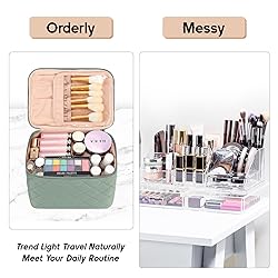 OCHEAL Makeup Bag, Large Capacity Travel Make Up