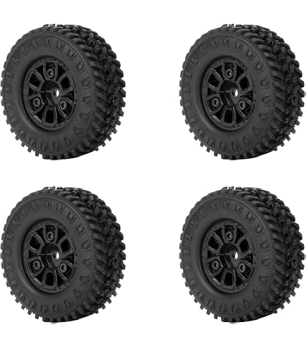 Amazon.com: RCAWD Alloy 1.0 FCX24M Wheel and Tires Rim With