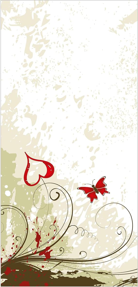 Apalis Panel japones Heart Background 250x120cm | Paneles ...