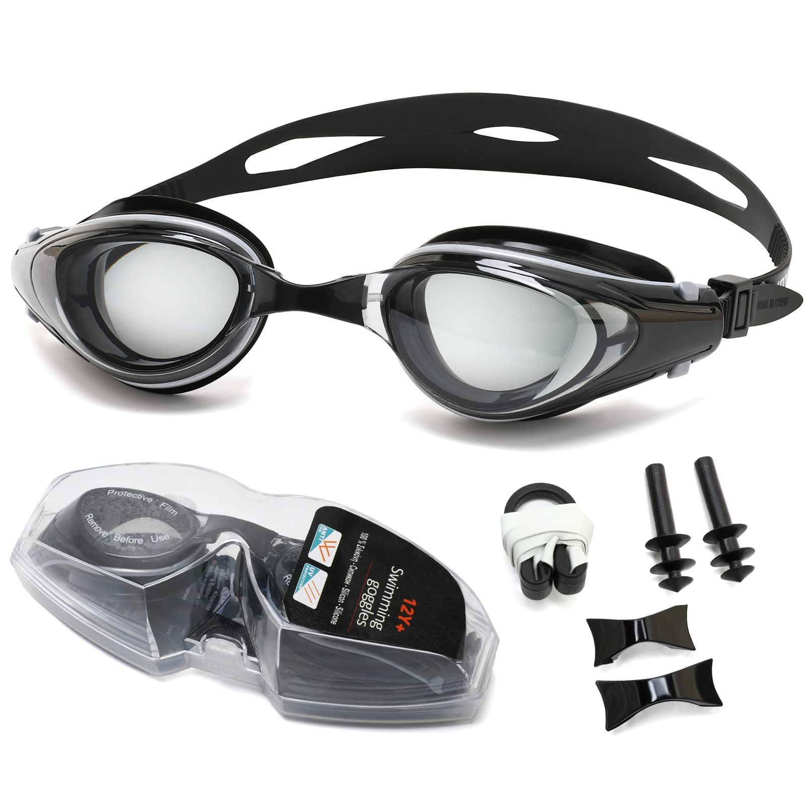 Body+ Nearsighted Swim Goggles, Shortsighted
