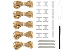 Aupoko RV Blind Repair Kit for Camper Windows, RV Shade Repair Kit, Camper Replacement Blinds, Includes Five 20 FT Cords, Ten Cord Retainers, Ten Cord Bushings, Three Springs and Cord Threading Tool