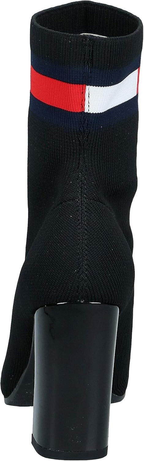 tommy jeans sock heeled boot