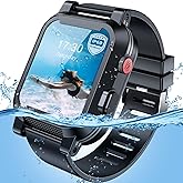 EFFUN Waterproof Case for Apple Watch 38mm 45mm 44mm 42mm 41mm 40mm with Band, IP68 Waterproof Built-in Screen Protector for Apple Watch Series 8 7 6 5 4 3 2 SE SE2, Full Body Rugged Case for iWatch