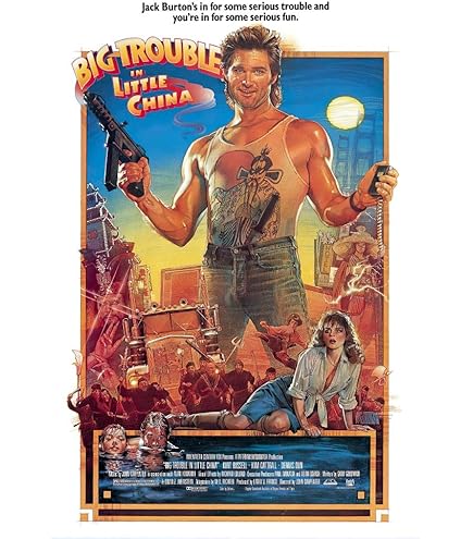 Amazon.com: Big Trouble in Little China Movie Poster for Home