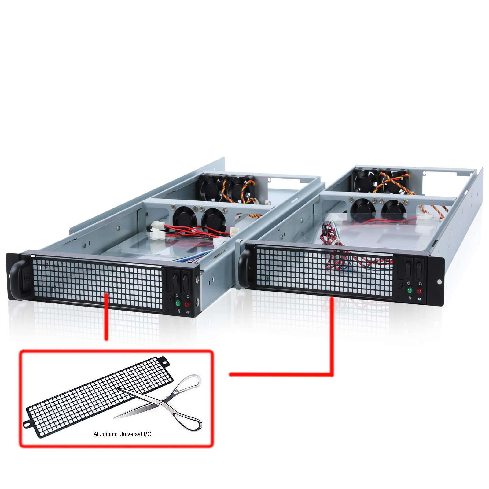 Mua RackChoice 1.1U Rackmount Case for Dual Mini-ITX Motherboard ...