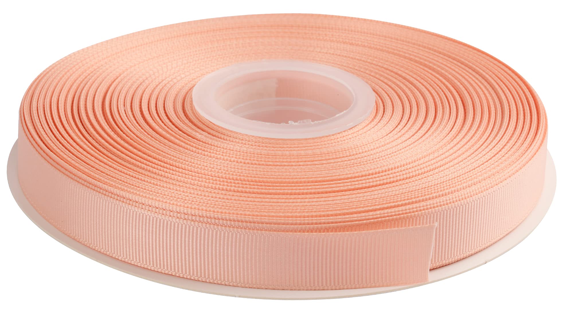 AVANAVA 16mm Wide Grosgrain Ribbon - 45 Meters, Ideal for Gift Wrapping, Hair Bows, Home Decor, Flower Arrangement (203-Coral Pink)
