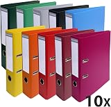 Exacompta Prem'Touch PVC Lever Arch File 2 Rings 75 mm 70 mm Spine A4 Pack 10 view 2