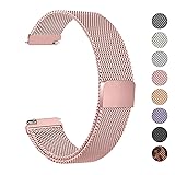 Meliya 18mm Metal Band Compatible with Fossil