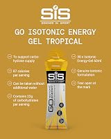 Science in Sport GO Isotonic Gels Tropical 60ml Pouch 30 Pack view 2