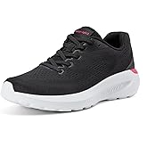 Easy Spirit Women's Starlene Walking Sneaker, Black 10M