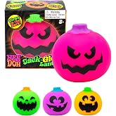 Schylling Needohween Jack Glow Lantern - Glow in The Dark Pumpkin Faces Assorted