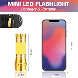 EverBrite 4-Pack Mini LED Torches Aluminum Pocket Flashlights Batteries Included view 3