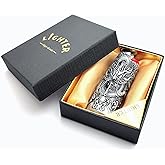 Lucklybestseller Gift for Men Him Her Husband Dad Metal Vintage Dragon and Bead Double Sided Engraving Pattern Design Lighter Pouch Case Cover Holder Sleeve for BIC Full Size Classic Lighter J6