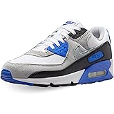 Nike Air Max 90 Men's Shoes (DM0029-112, White/Light Smoke Grey/Black/Particle Grey) Size 12