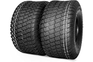 (2 Pack) MAXROLLORS 18x9.50-8 Lawn Mower Tires, 18x9.5-8 for Garden Tractor Riding Lawnmower Tire, 4 Ply Tubeless, Turf-S Pattern, 1040 lbs Capacity