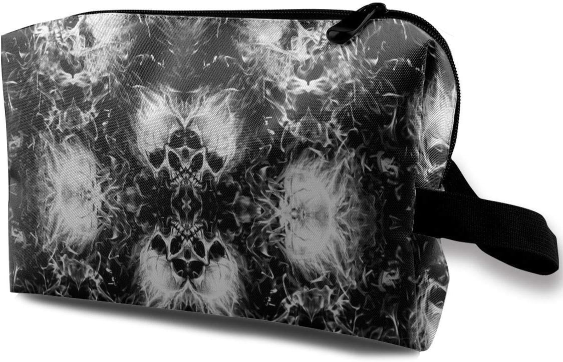 Skull Hydro Hydrographic Travel Storage Bag Cosmetic Bag Beauty Case Buggy Bag