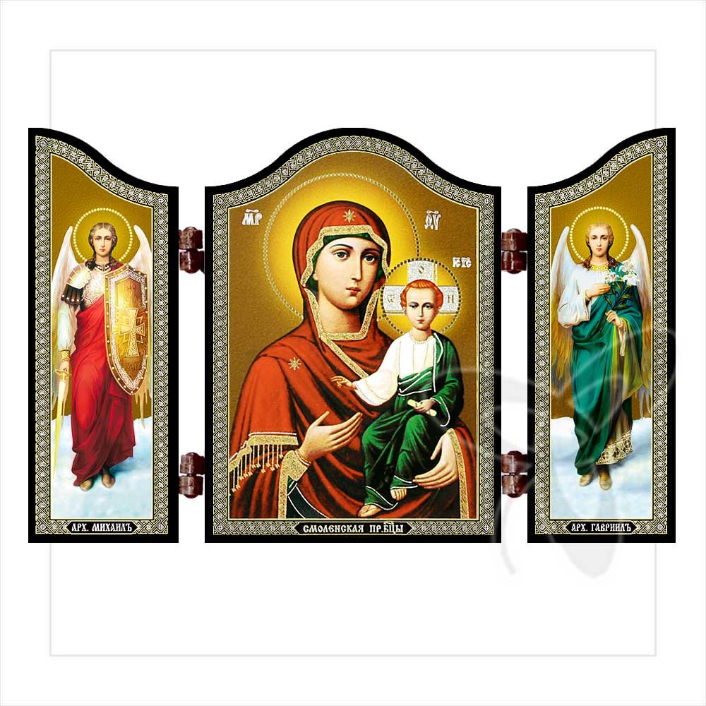 NKlaus Mother of God of Smolensk Christian Icon Smolenskaya Ikona travel altar gift 1446