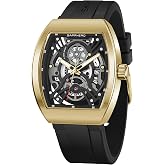 SAPPHERO Dress Watches for Men Silicone Analog Quartz Men Watches
