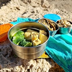 Ecolunchbox Seal Cup Trio 3-Piece Nesting Stainless