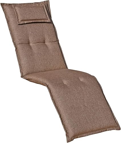 Amazon De Kettler Polen K2090 Auflagen Fur Relax Relaxsessel Mit Kopfpolster In Braun Relaxauflagen Auflagen Für Relaxsessel