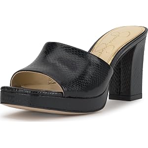 Jessica Simpson Women's Elyzza High Heel Slip On Platform Sandal