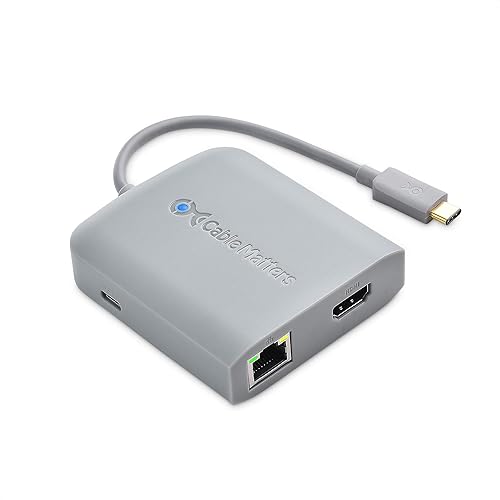 Works with Chromebook Certified] Cable Matters USB C Hub Multiport