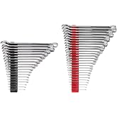 TEKTON Combination Wrench Set, 46-Piece | WCB95303 | (1/4 - 1-1/4 in., 6 - 32 mm), Modular Organizers, Chrome Finish
