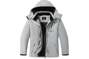 KAIDER Women's Plus Size Waterproof Ski Jacket Winter snow outdoor warm hooded raincoat Mountain Windbreaker Coat